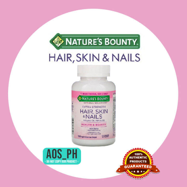 Nature S Bounty Hair Skin And Nails Softgels 150cap Lazada PH