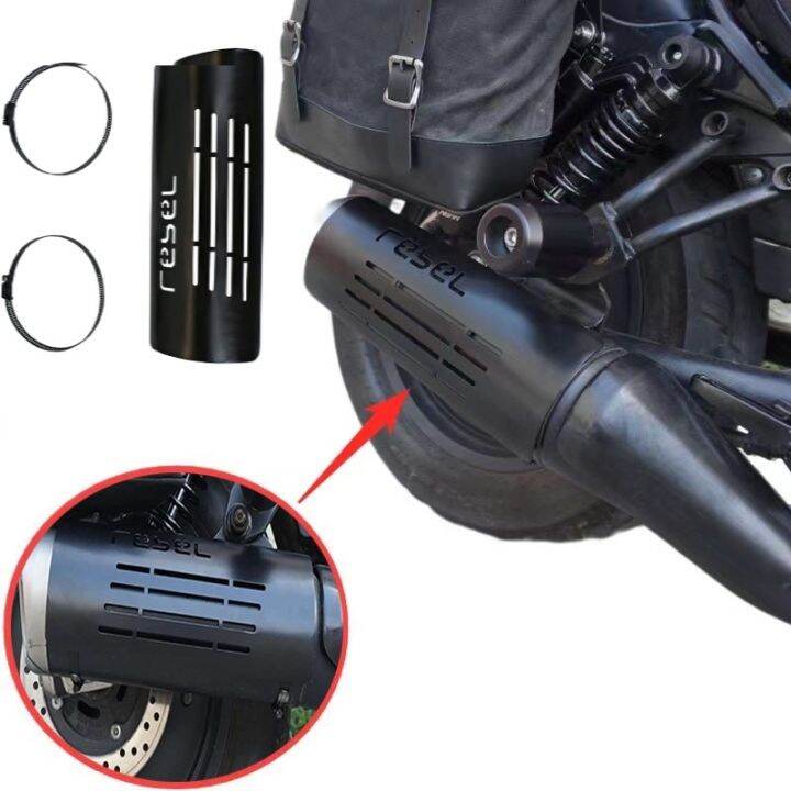 Exhaust Muffler Pipe Heat Shield Guard Cover For Honda Rebel