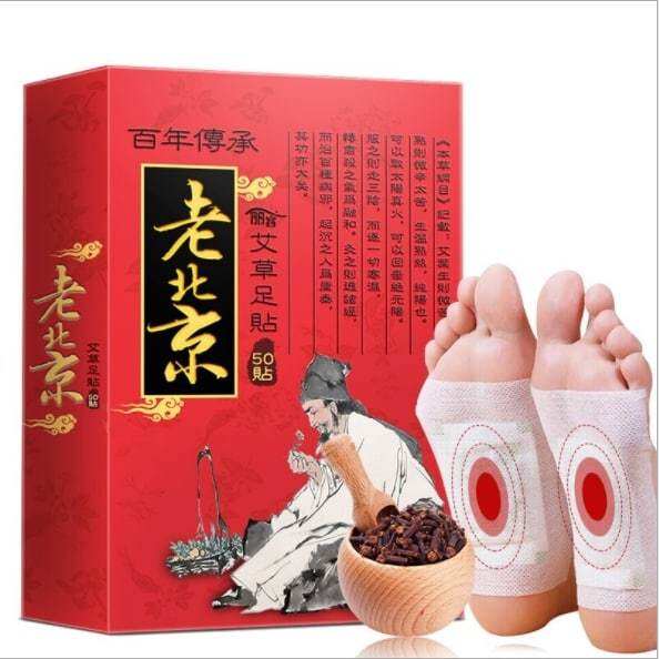 Lao Beijing Detox Ginger Foot Patch Sheets Pack Lazada