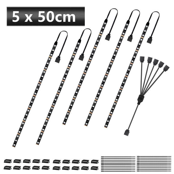 12V RGB Led Strip Light 4pin LED Headers For PC Computer Case RGB