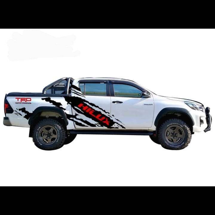 Stiker Mobil Hilux Sticker Mobil Hilux Cutting Stiker Mobil Hilux