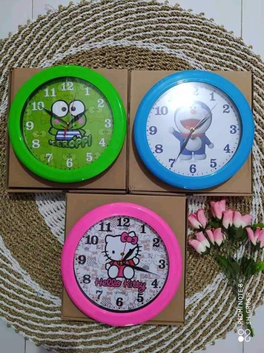 Ready Jam Dinding Karakter OGANA Diameter Besar Kurleb 30cm Lazada