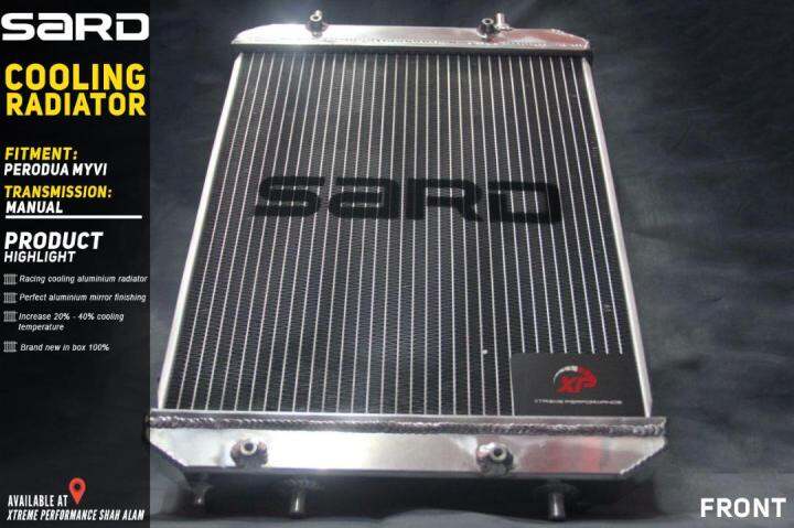 SARD Aluminum Sport Racing Radiator Heavy Duty Extreme Cooling For