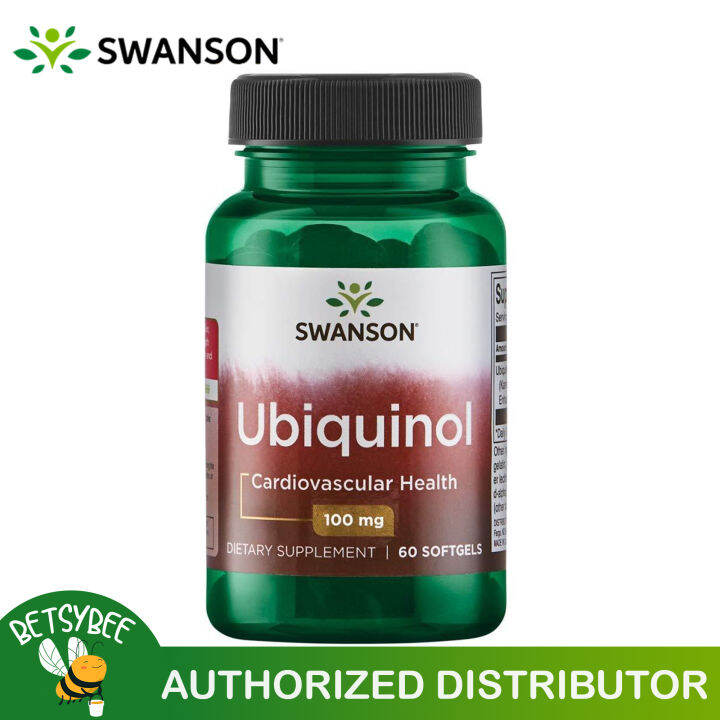 Swanson Ubiquinol Cardiovascular Health 100mg 60 Softgels Lazada PH