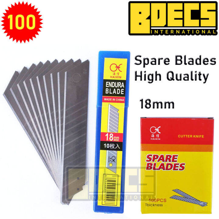 Spare Cutter Blade Mm High Quality Pcs I Bdecs Lazada Ph