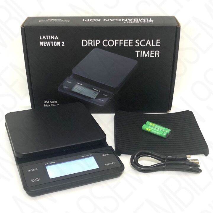 Latina Newton U Rechargeable Coffee Scale Timbangan Kopi Digital