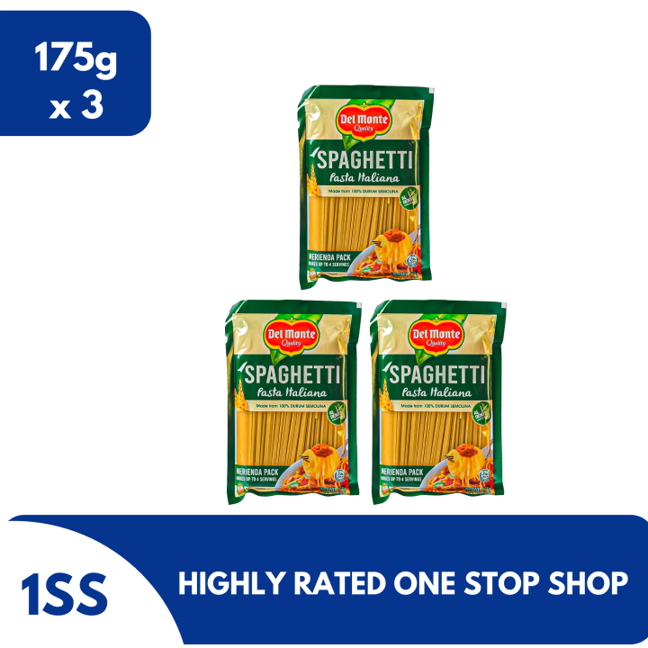 Del Monte Spaghetti Pasta Italiana G Set Of Lazada Ph