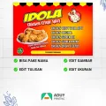 Cetak Spanduk Banner Makanan Fried Chicken X Cm Bisa Kustom Ukuran