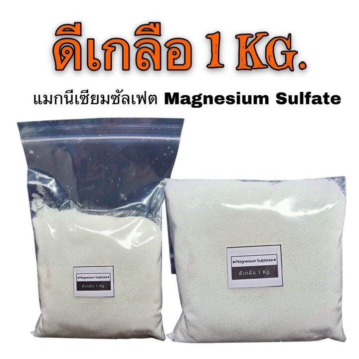 ดเกลอฝรง Magnesium sulfate heptahydrate Epsom salt 1กโลกรม