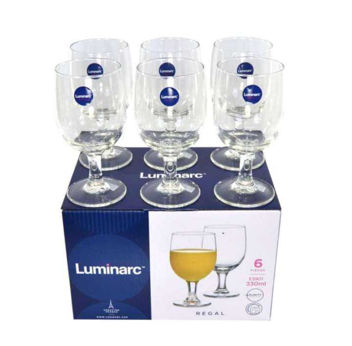 Luminarc Regal 6pcs 33cl Water Goblet Tempered Heat Resistant And Shock