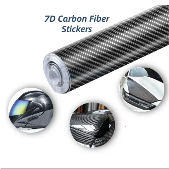 D Carbon Fiber Sticker Waterproof Vinyl Car Wrap Sheet Roll Film