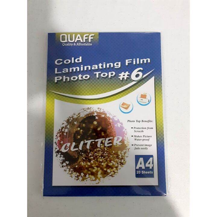 Quaff Photo Top A Glossy Matte Glitter D Rainbow Cold Laminating