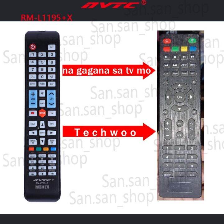 100 Universal Remote Control For Techwoo Smart Tv Remote Universal Na