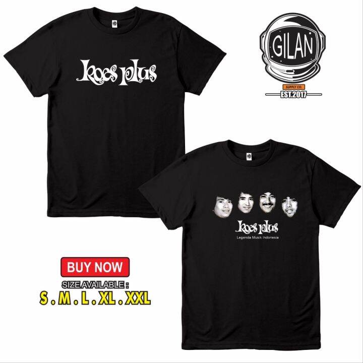 Kaos Baju Band Koes Plus Band Indonesia Musik Legendaris Lazada Indonesia