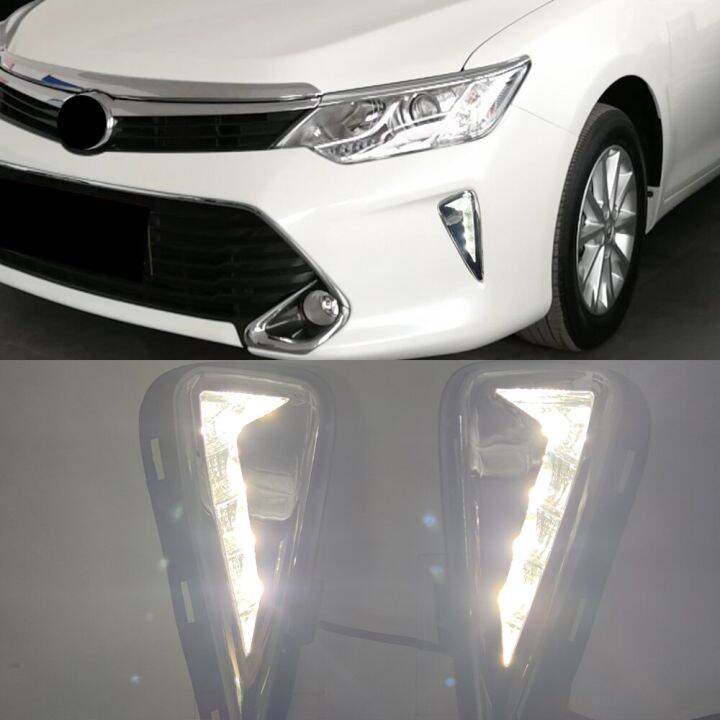 Set Car Led Drl For Toyota Camry Daytime Running Light