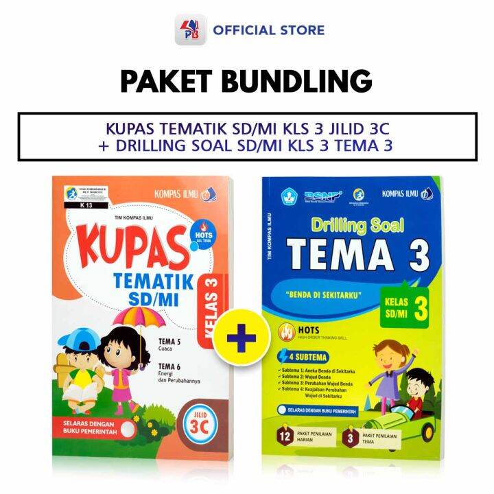 Buku Sekolah Kupas Tematik SD Mi Kelas 3C Drilling Soal Kelas 3 SD Mi