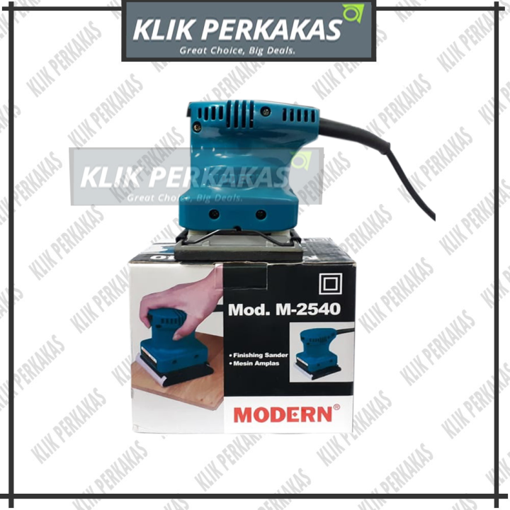 Modern M Mesin Amplas Kayu Finishing Electric Sander Orbital M