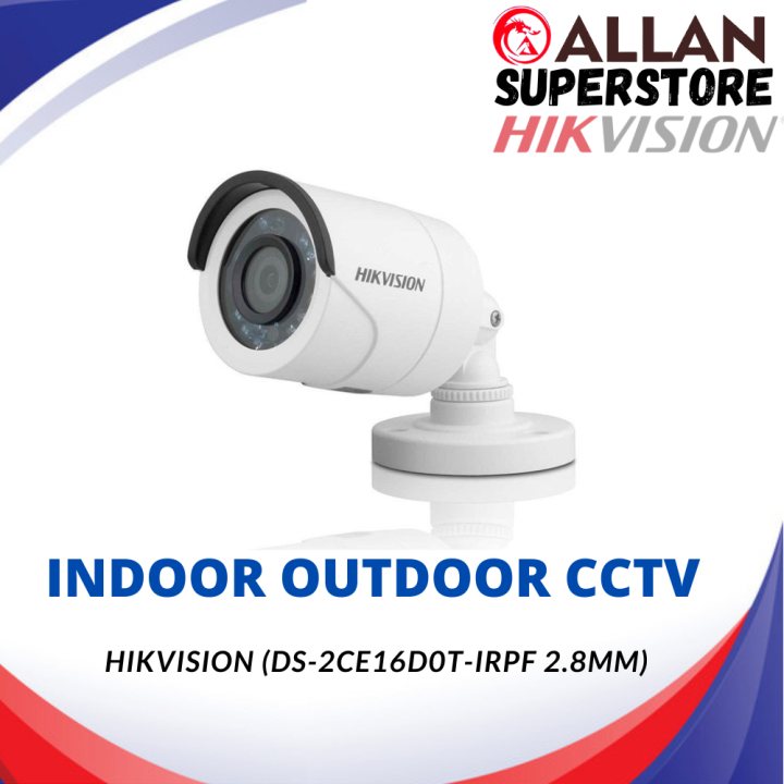 HIKVISION DS 2CE16D0T IRPF 2 8MM Fixed IR Bullet Camera Indoor