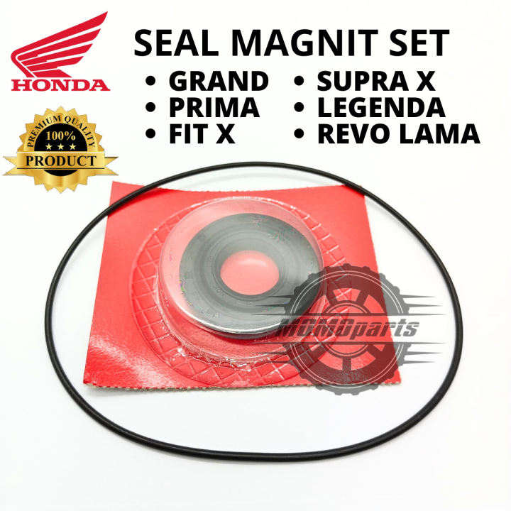 ORIGINAL SEAL MAGNIT SET PLUS ORING HONDA GB4 GRAND PRIMA SUPRA FIT X