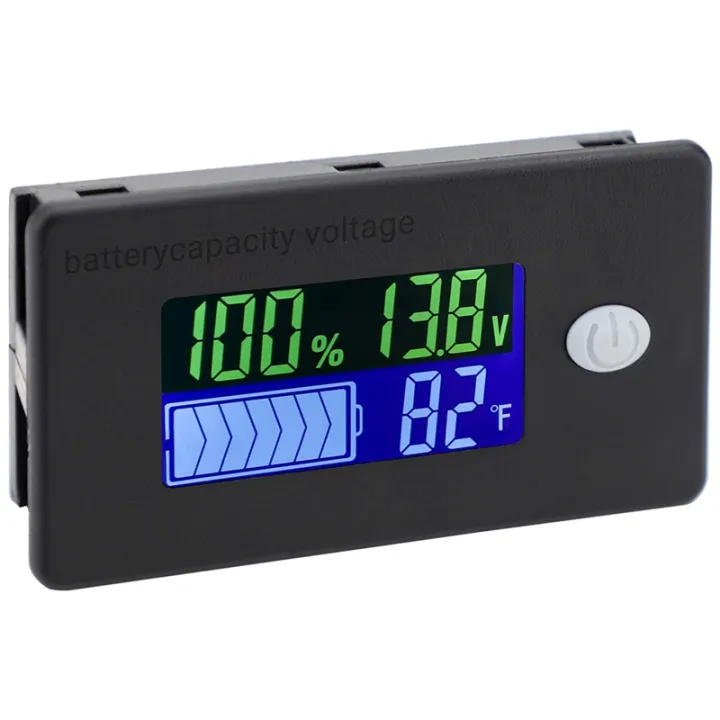 Battery Capacity Monitor V Battery Meter V V V Percentage