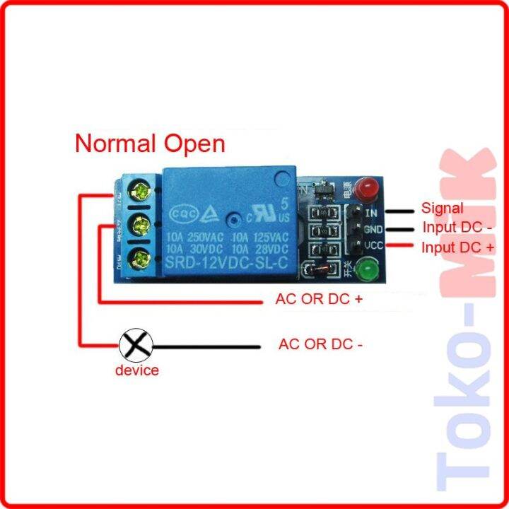 PCB 1 CHANNEL RELAY MODULE MODUL 1 KANAL Modul Relay Low Level Trigger