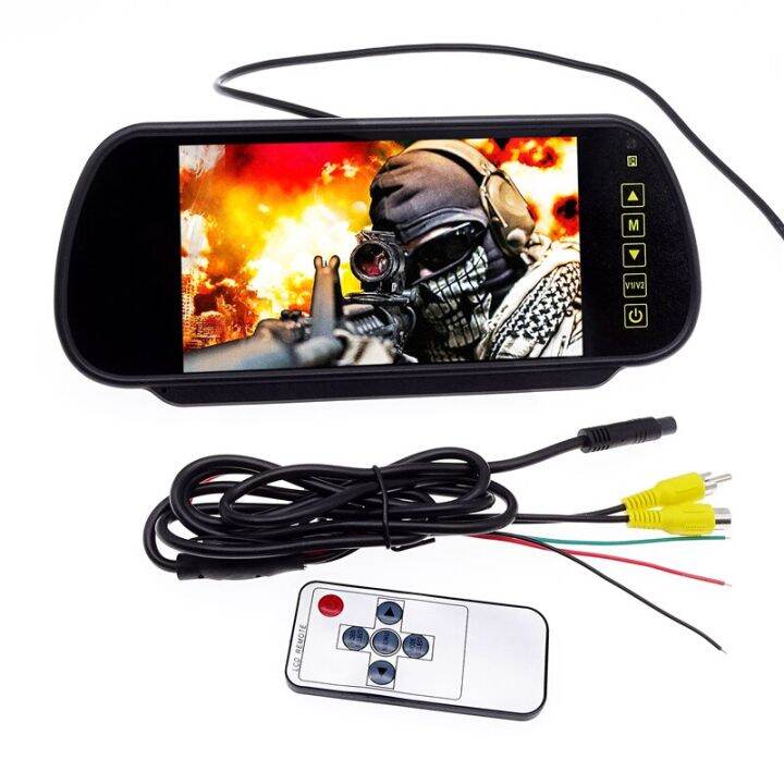 Universal Inch Car Tft Lcd Color Wide Screen Rear View Mirror Monitor