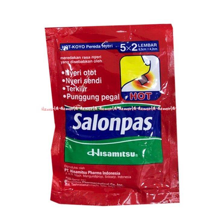 Salonpas Hisamitsu Koyo Pereda Nyeri Otot Hot Koyo Plester Panas Isi