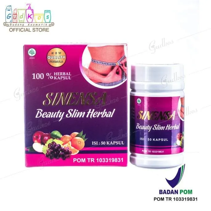 Terjamin Terpercaya Sinensa Beauty Slim Herbal Isi Kapsul