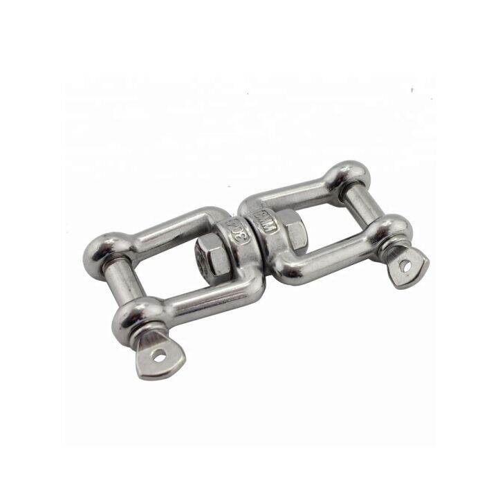 5PCS Jaw And Jaw Anchor Swivel 304 Stainless Steel 4mm 5mm 6mm 8mm