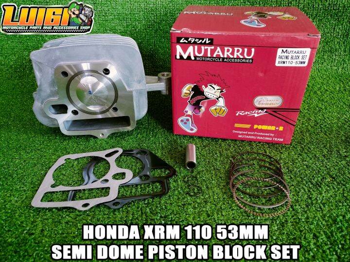 Mutarru Honda Xrm Mm Semi Dome Piston Cylinder Block Set Lazada Ph