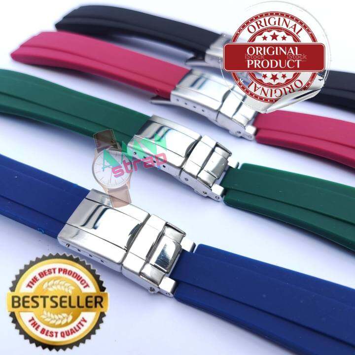 STRAP TALI JAM TANGAN RUBBER SILICONE 20MM Lazada Indonesia