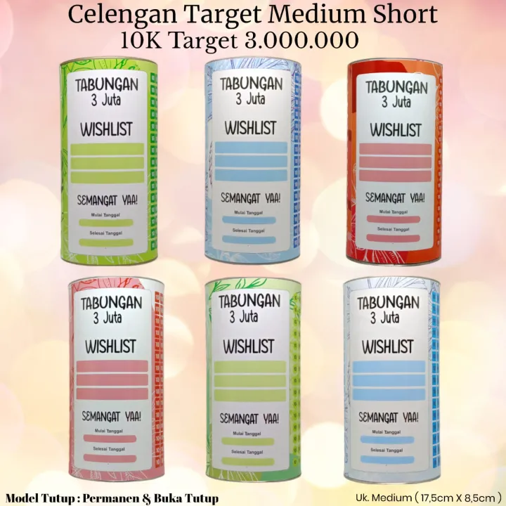 Celengan Target K Target Jt Tabungan Target Murah Celengan Target