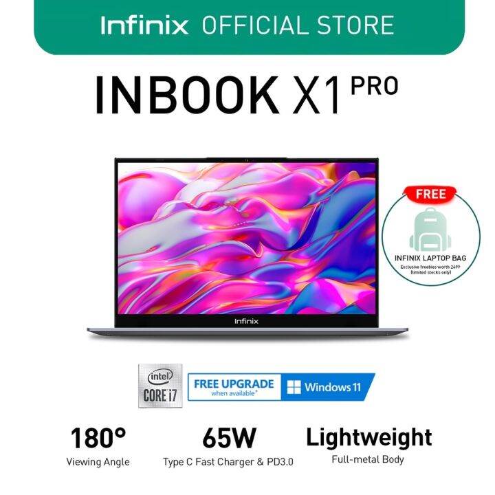 Infinix INbook X1 PRO Core I7 1065G7 16GB 512GB Lazada PH