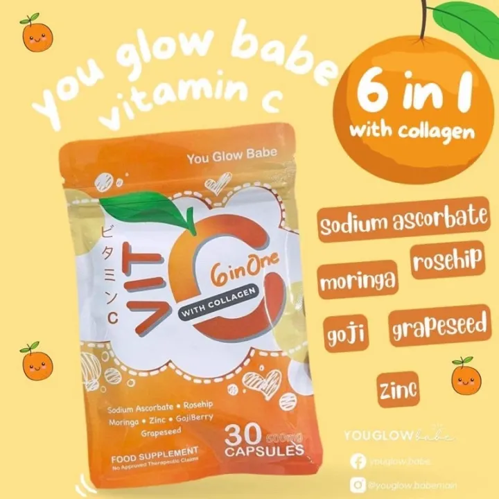 41ONHAND W FREEBIE YOU GLOW BABE BEAUTY WHITE GLUTA COLLAGEN