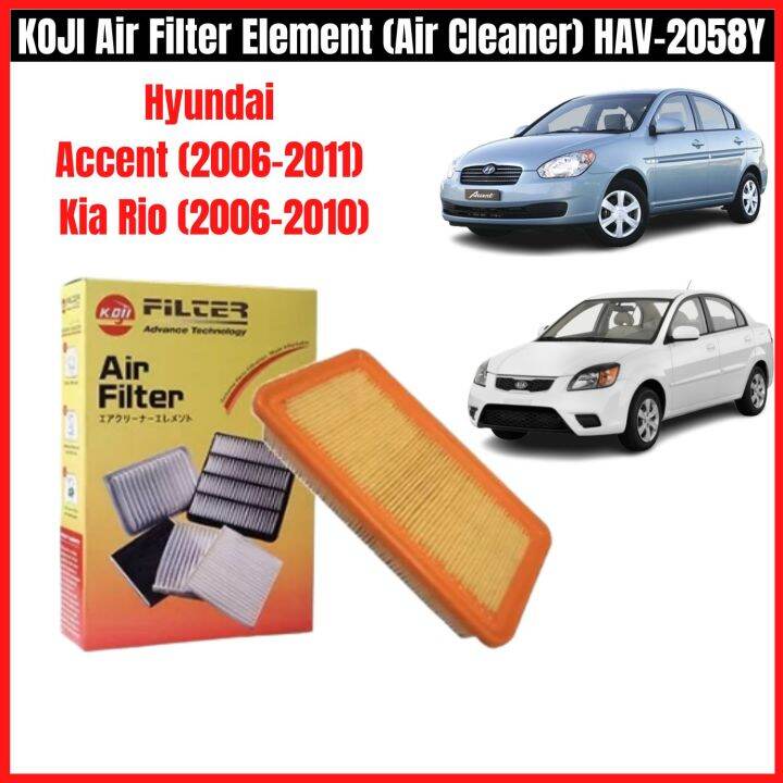 Koji Air Filter Element Air Cleaner Hav Y For Hyundai Accent