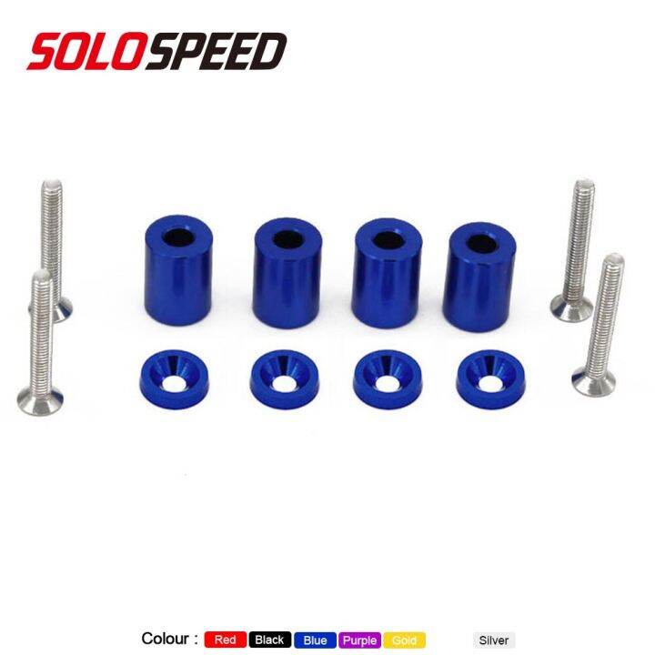 Racing Aluminum Billet Hood Vent Spacer Riser Kits For All Turbo