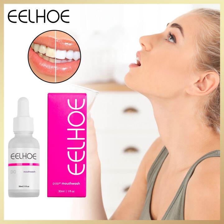 Eelhoe Mouthwash Portable Natural Alcohol Free Pap Mint Mouth Wash Best