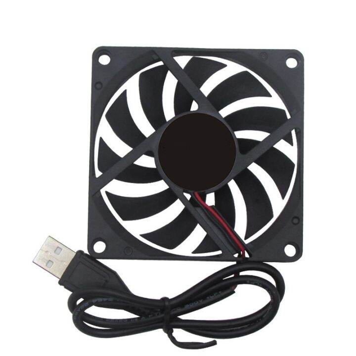 Hot Gdstime Fans 80mm 5V USB Fan 8cm 8015 Brushless DC Cooling PC