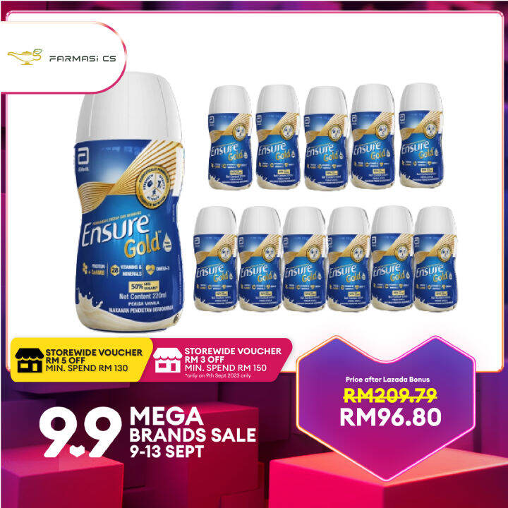 Abbott Ensure Gold Vanilla Flavour Ml X Bottles Exp