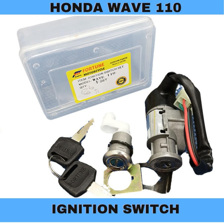 Motorcycle Honda Wave Ignition Switch Set Japan Genuine Parts