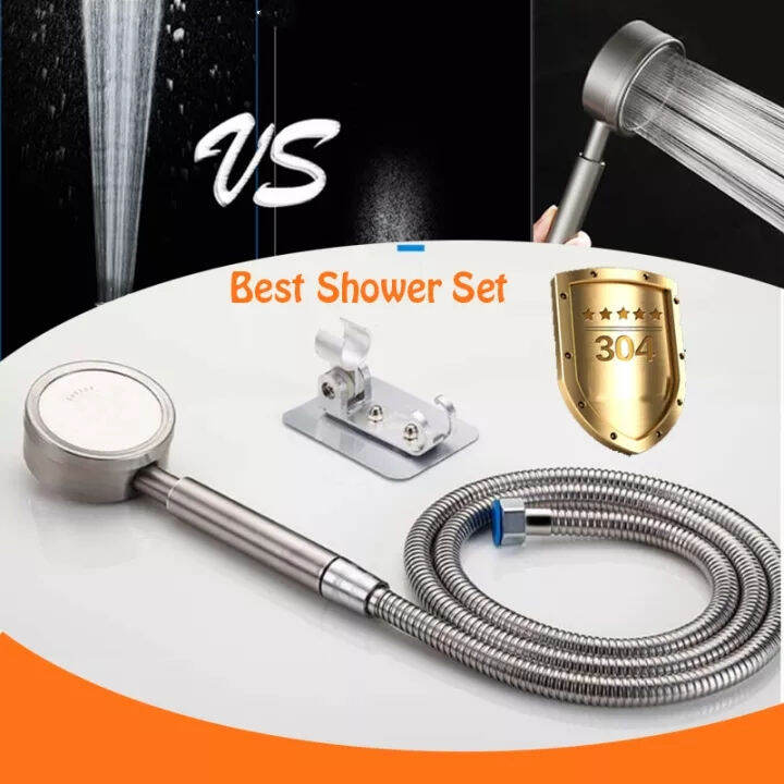 Sus Stainless Steel Space Aluminum Shower Head High Pressure