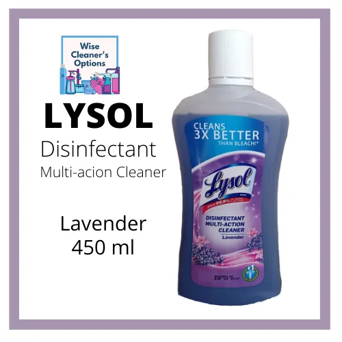 Lysol Disinfectant Multi Action Cleaner Lavender Ml Lazada Ph