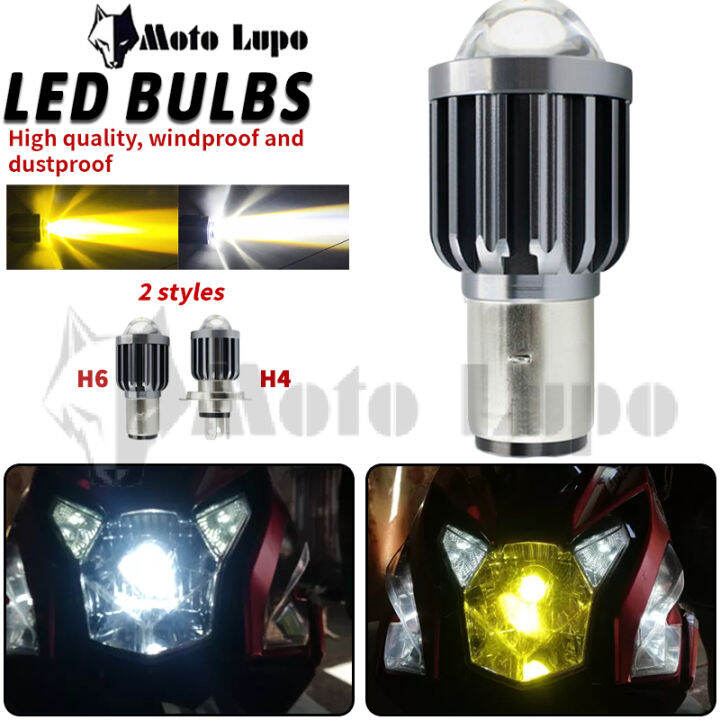 Moto Lupo Motorcycle Headlight Led Light Bulb H H Bicolor Beam