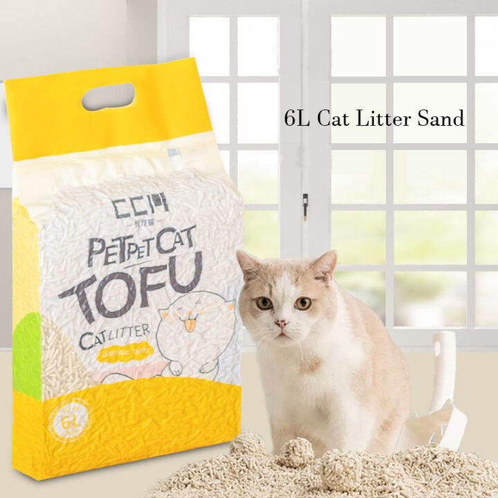 L Premium Bentonite Cat Litter Sand Flushable Food Grade Plant Tofu