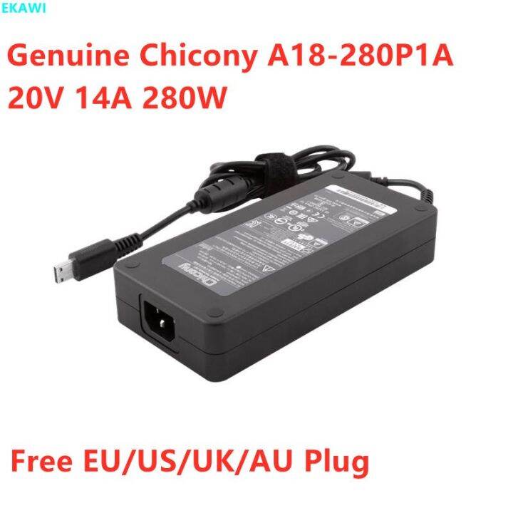 Genuine CHICONY A18 280P1A 20V 14A 280W A280A005P AC Adapter For MSI