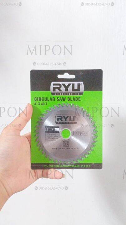 Ryu Inch X T Mata Pisau Potong Gergaji Kayu Circular Saw Blade