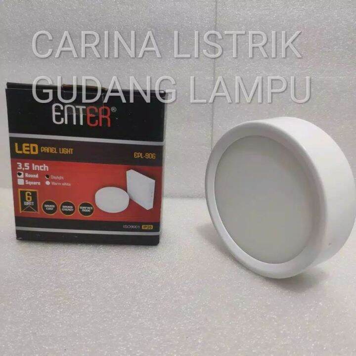 Lampu Downlight LED Panel OB BULAT 6W Outbow 6 W ROUND 6 Watt Lazada