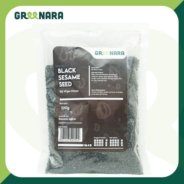 Wijen Hitam 100gr Black Sesame Seed Lazada Indonesia