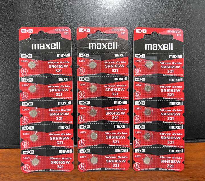 Sr Sw V Original Maxell Battery Watch Battery Silver Oxide