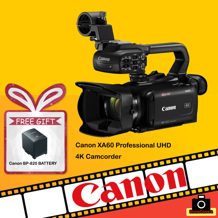 Canon XA60 Professional UHD 4K Camcorder Lazada